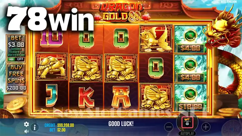 Series Slotgame Dragon Gold luôn mang một sức hấp dẫn đặc biệt đối với khách hàng châu Á